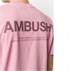 [앰부시]Ambush 2021 Mens Logo Cotton Short Sleeved Ts…