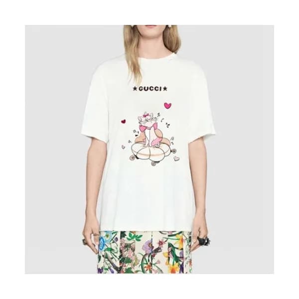 [매장판]Gucci 2021 Mm/Wm Logo Short Sleeved Tshirts -… - 1