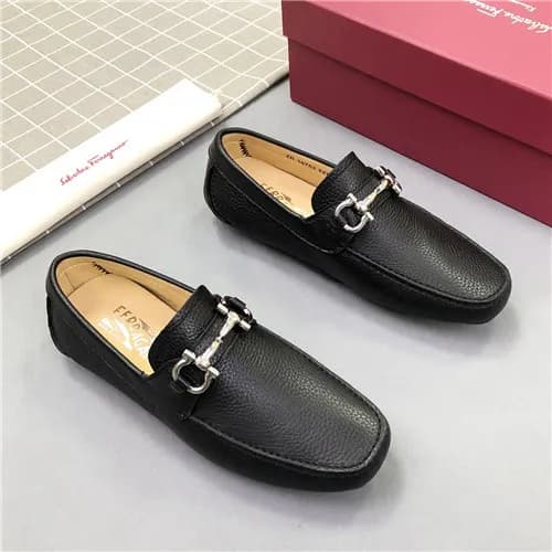 Salvatore Ferragamo 2021 Men's Leather Loafer … - 1