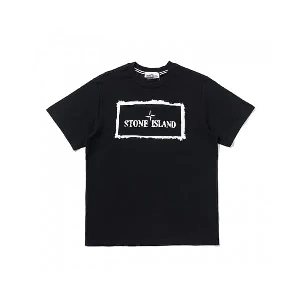 Stone Island Mens Crew-neck Cotton Short Sleeved … - 1