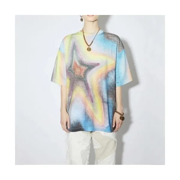 Acne 2021 Studios Mm/Wm Logo Cotton Short Sleeved … - 1