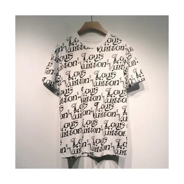 Louis vuitton Mm/Wm Logo Short Sleeved Tshirts Wh… - 1
