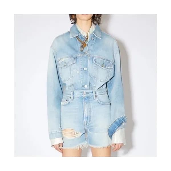 Acne Womens Classic Denim Pants - 아크네 여성 클래식 데님 팬츠… - 1