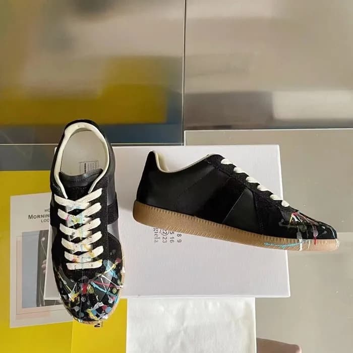 Maison Margiela 2023 Mens Leather Sneakers - MMS00… - 1