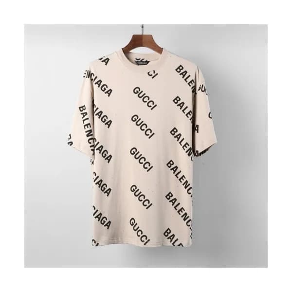 Balenciaga Mm/Wm Logo Cotton Short Sleeved Tshirt… - 1