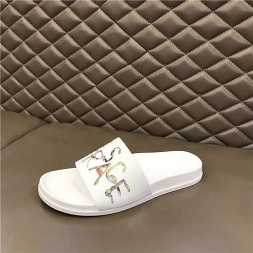 Versace 2021 Men's Leather Slipper,VERS0572 - … - 1