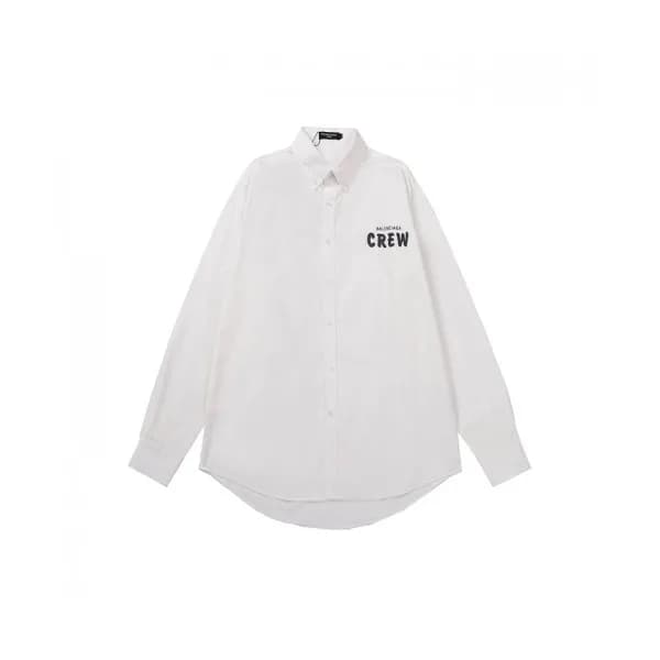 Balenciaga Mens Logo Cotton Tshirts White - 발렌시아가… - 1