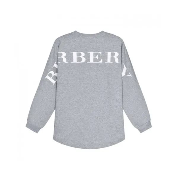 Burberry 2020 Mens Logo Casual Cotton Tshirts Gray… - 1
