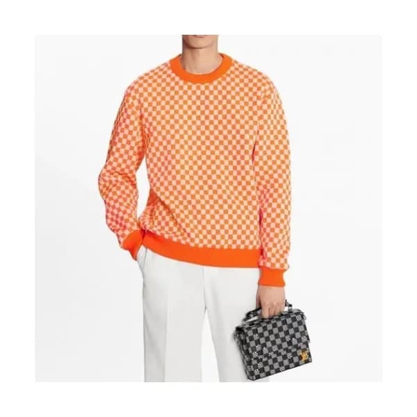 Louis vuitton Mens Casual Sweaters Orange - 루이비통 … - 1