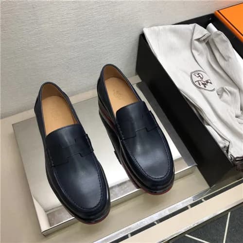 Hermes 2021 Men's Leather Loafer,HERS0522 - 에르… - 1