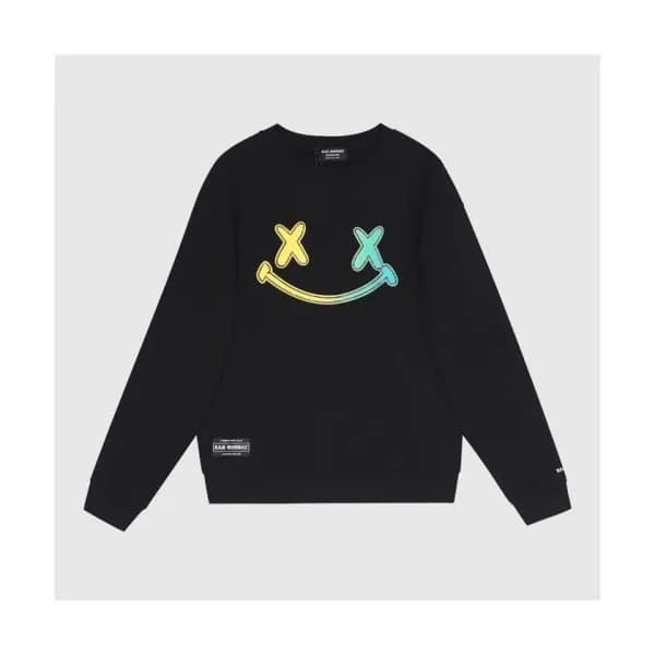BAD MONDAY Mm/Wm Logo Oversize Cotton Thirts Bla… - 1