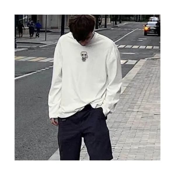Fendi Mens Logo Crew-neck Cotton Tshirts White - … - 1