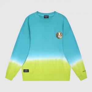 BAD MONDAY Mens Logo Oversize Cotton Thirts Green…