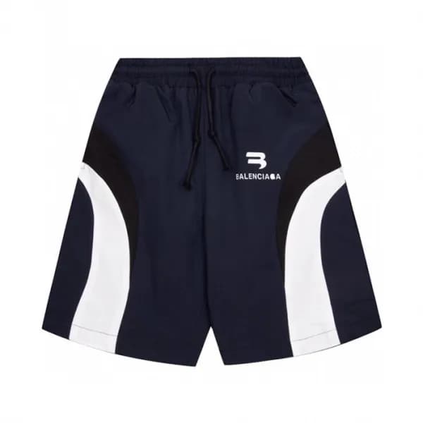 발렌시아가 남성 트렌디 네이비 반바지 - Mens Navy Half-pants - bal0… - 1