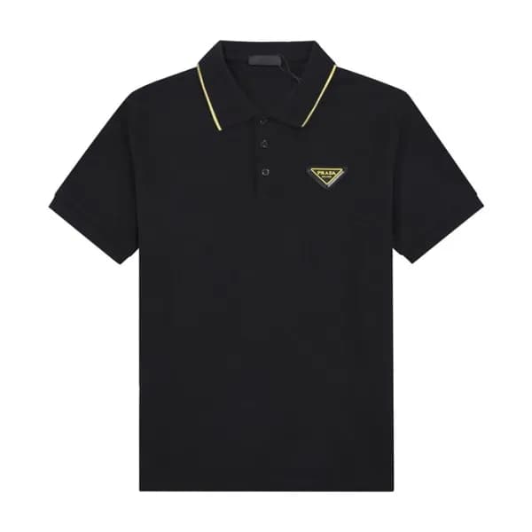 프라다 남성 블랙 폴로 반팔티 - Mens Black Tshirts - Pra02650x - 1