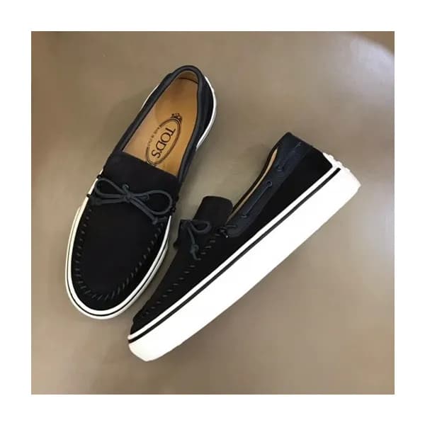 토즈 남성 리본 블랙 로퍼 - Mens Black Loafer - toz0271x - 1