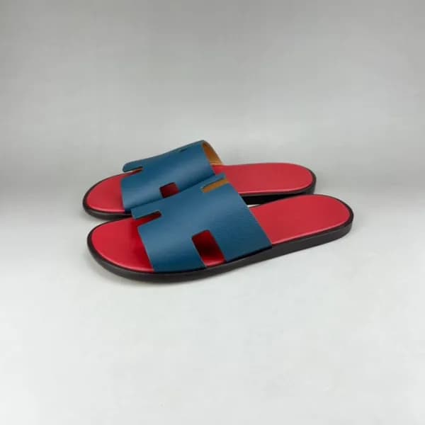 에르메스 남성 네이비 이지미르 - Mens Navy Slippers - her0845x - 1