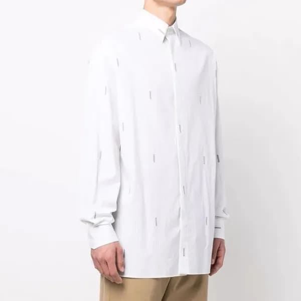 펜디 남성 클래식 화이트 셔츠 - Mens White Tshirts - fen01273x - 1