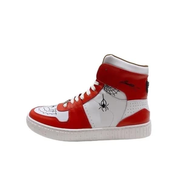 필립플레인 남성 하이탑 오렌지 스니커즈 - Mens Orange Sneakers - phi… - 1
