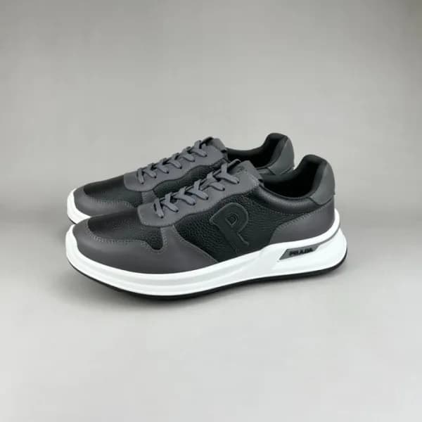 프라다 남성 블랙 스니커즈 - Prada Mens Black Sneakers - pr36x - 1
