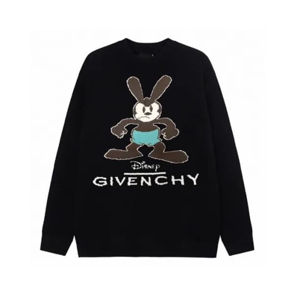지방시 남성 블랙 크루넥 니트 - Givenchy Mens Black Knits - gi1…