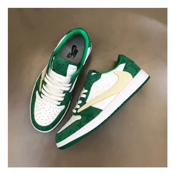 루이비통 남성 그린 스니커즈 - Louis vuitton Mens Green Sneaker… - 1