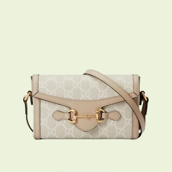 구찌 여성 베이지 미니 홀스빗 폰백 - Gucci Womens Beige Mini Bag … - 1