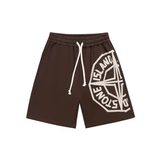 스톤아일랜드 남성 캐쥬얼 브라운 반바지 - Stone Island Mens Brown Ha… - 1