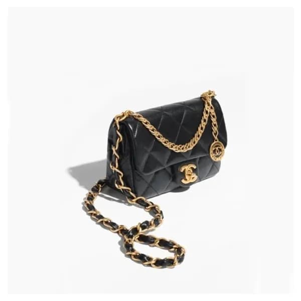 샤넬 여성 블랙 체인백 - Chanel Womens Black Cross Bag - ch4… - 1