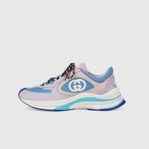 구찌 남/녀 GG 블루 라이톤 - Gucci Unisex Blue Sneakers- gu9… - 1