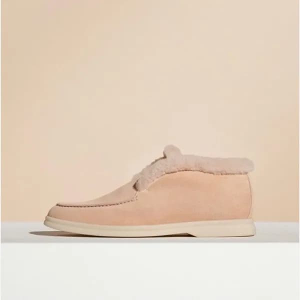 로로피아나 여성 핑크 로퍼 - Loro Piana Womens Pink Loafer - l… - 1