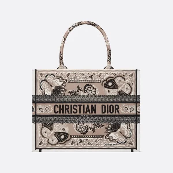 디올 여성 베이지 북토트 - Dior Womens Beige Book Tote - dib5… - 1