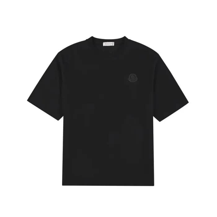 몽클레어 남성 블랙 반팔티 - Moncler Mens Black Tshirts - moc1… - 1
