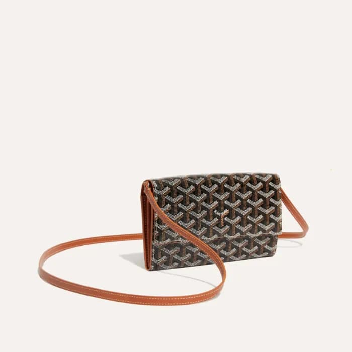 고야드 여성 블랙 탄 바렌 3 - Goyard Womens Varenne Wallets -… - 1