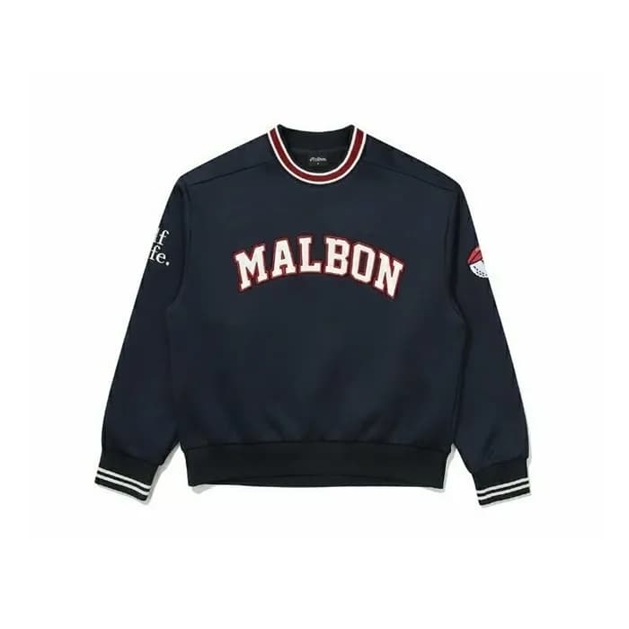[MALBON] 말본 남성 Victory 라운드 크루넥 티셔츠 - gol112x - 1