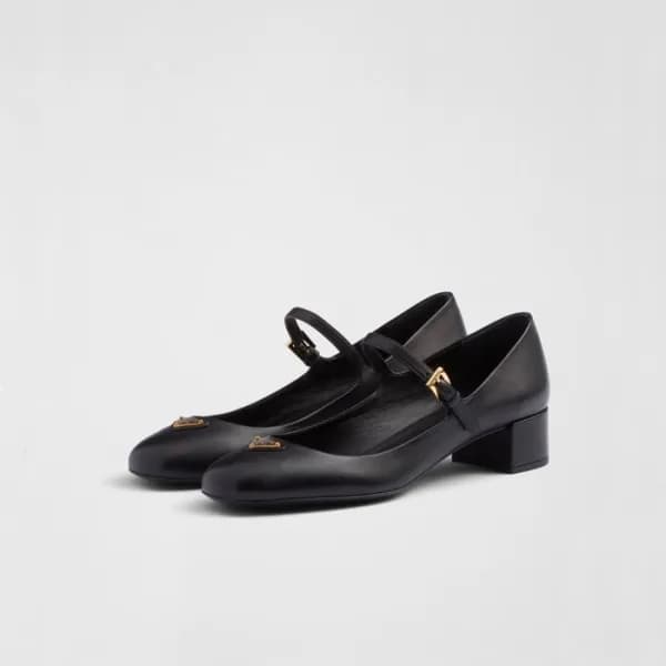 프라다 여성 메리제인 구두 - Prada Womens Black Shoes - prs964… - 1