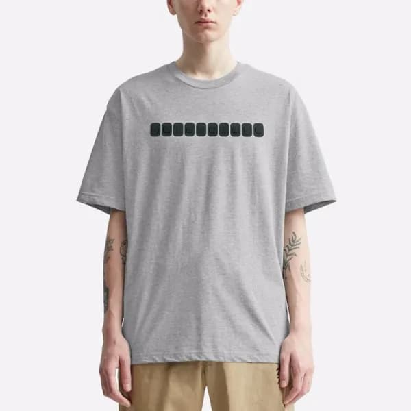 발렌시아가 남성 그레이 반팔 티셔츠 - Balenciaga Mens Gray Tshirts… - 1