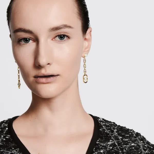 디올 여성 골드 이어링 - Dior Womens Gold Earrings - acc2095… - 1