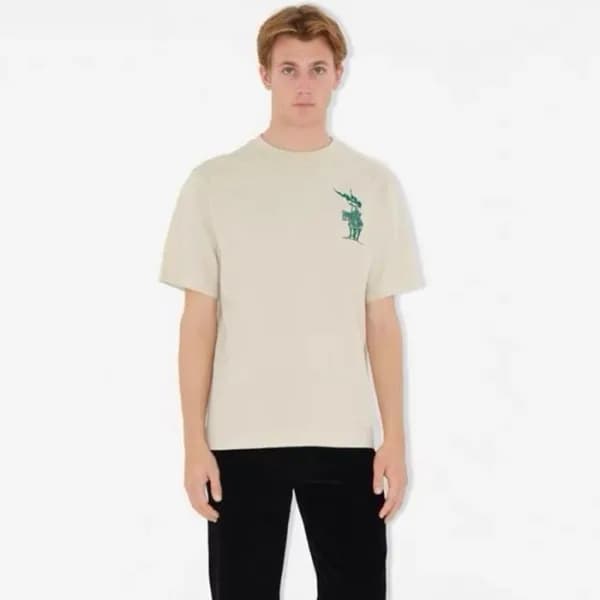 버버리 남성 라운드 반팔 티셔츠 - Burberry Mens Round Tshirt - b… - 1