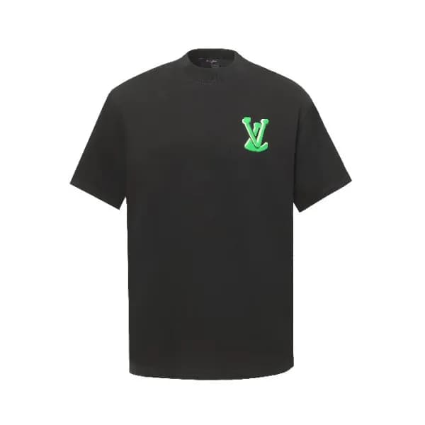 루이비통 남성 라운드 반팔 티셔츠 - Louis vuitton Mens Round Tshi… - 1