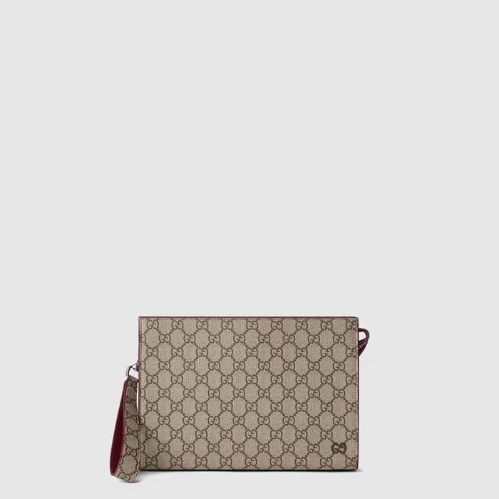 구찌 남성 바이컬러 GG 파우치 - Gucci Mens Bicolor GG pouch - … - 1
