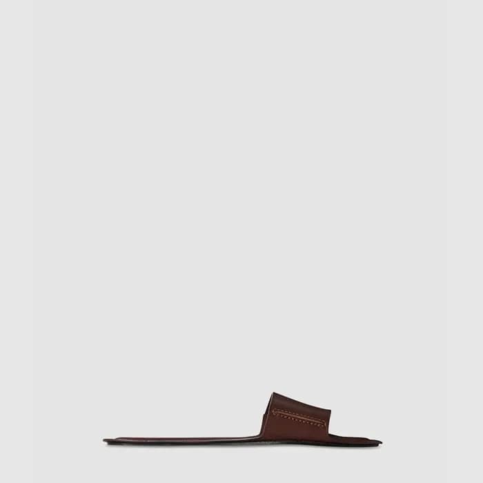 더 로우 여성 가죽 스트랩 슬라이드 - The Row Womens Leather Strap… - 1