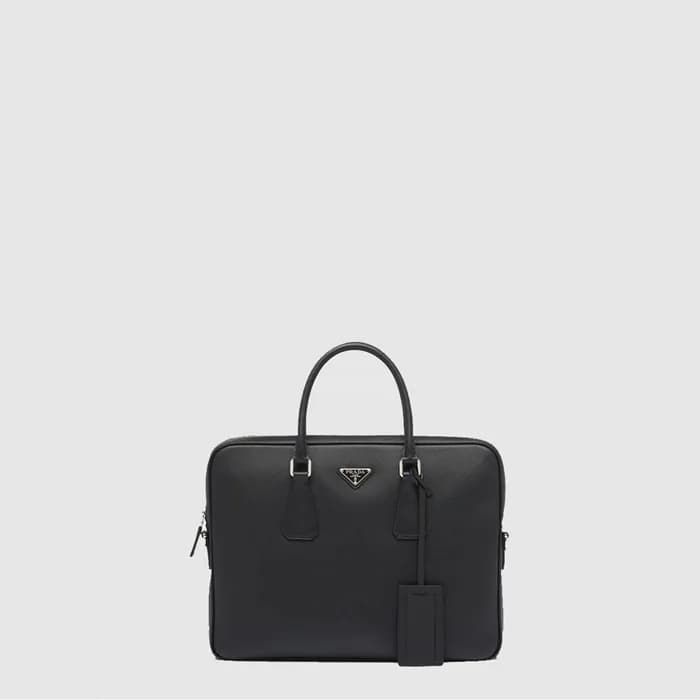 프라다 남성 가죽 브리프케이스 2VE368 - Prada Mens Leather Brief… - 1