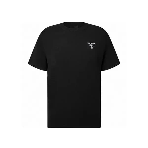 프라다 남성 라운드 반팔티 - Prada Mens Round Tshirt - prc7898… - 1