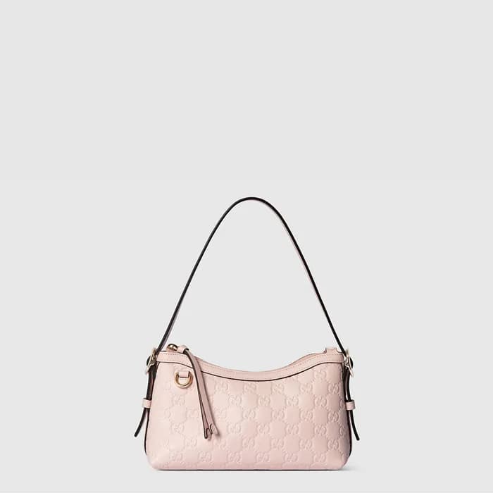 구찌 여성 GG 엠블럼 스몰 숄더백 - Gucci Womens GG Emblem Small… - 1