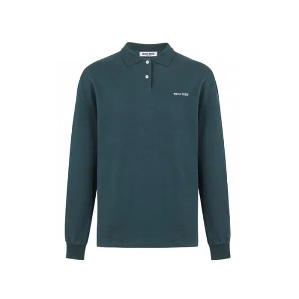 미우미우 남성 폴로 긴팔티 - Miumiu Mens Polo Tshirt - mic8932… - 1