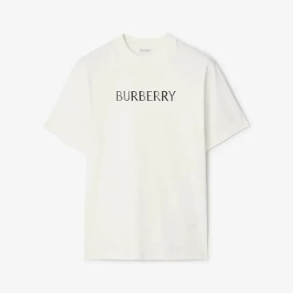 버버리 남성 라운드 반팔 티셔츠 - Burberry Mens Round Tshirt - b… - 1
