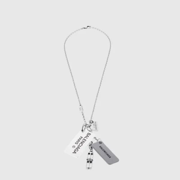 발렌시아가 남성 골드 네크리스 - Balenciaga Mens Gold Necklace -… - 1