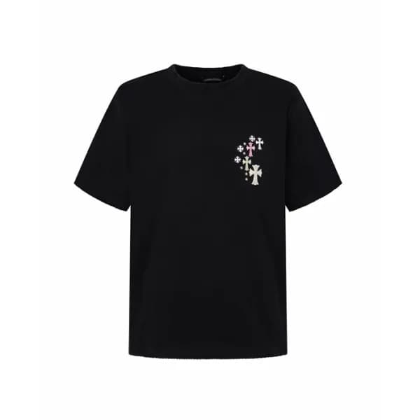 크롬하츠 남성 라운드 반팔티 - Chrom Hearts Mens Round Tshirt -… - 1
