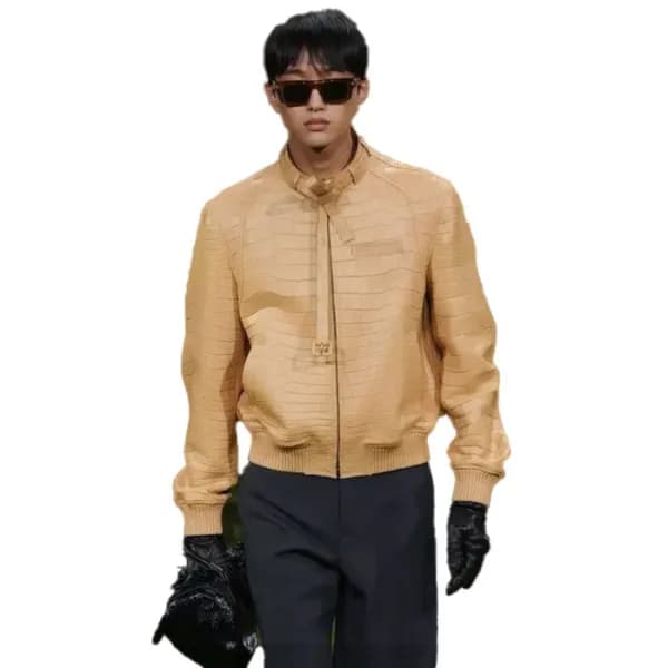 루이비통 남성 가죽 자켓 - Louis vuitton Mens Leather Jacket - lvc16844x - 1